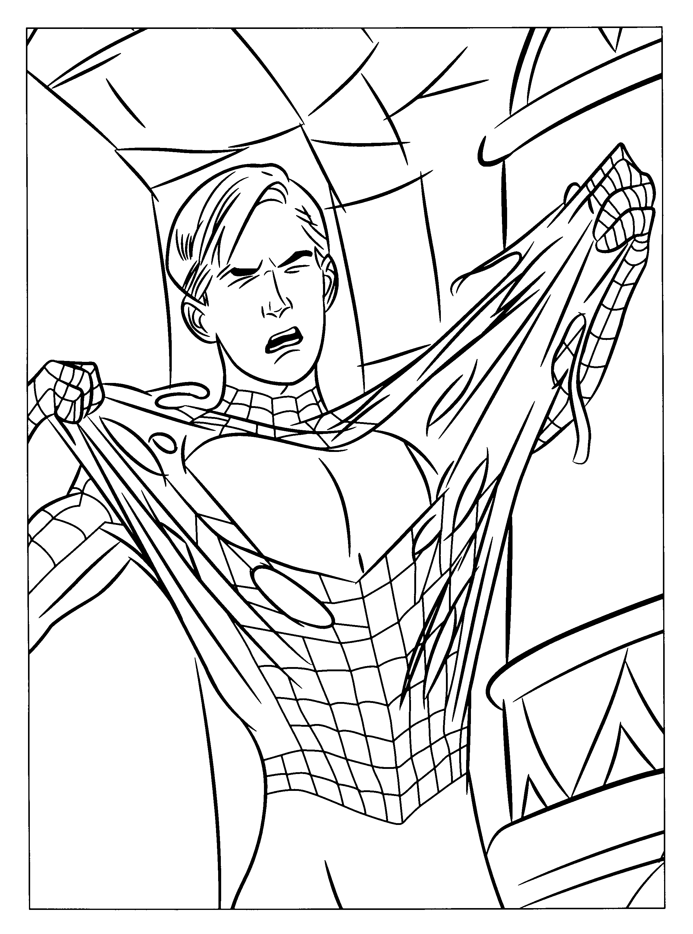 Dibujo para colorear: Spiderman (Superhéroes) #78650 - Dibujos para Colorear e Imprimir Gratis