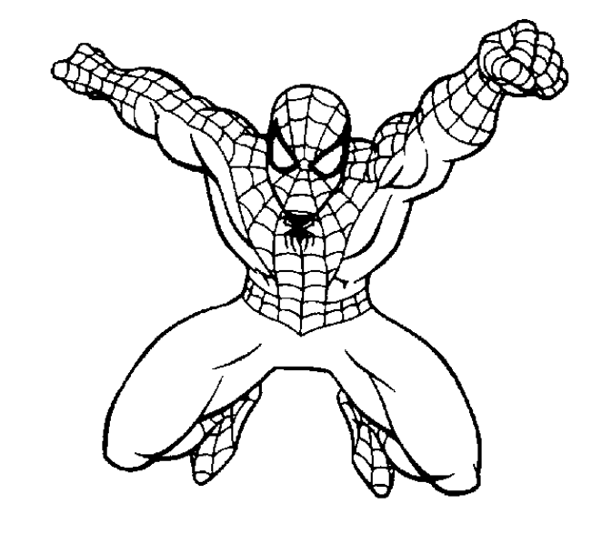 Dibujo para colorear: Spiderman (Superhéroes) #78656 - Dibujos para Colorear e Imprimir Gratis