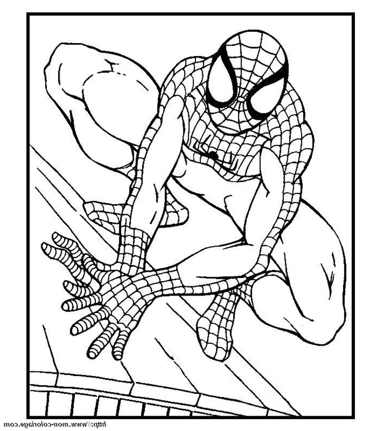 Dibujo para colorear: Spiderman (Superhéroes) #78664 - Dibujos para Colorear e Imprimir Gratis