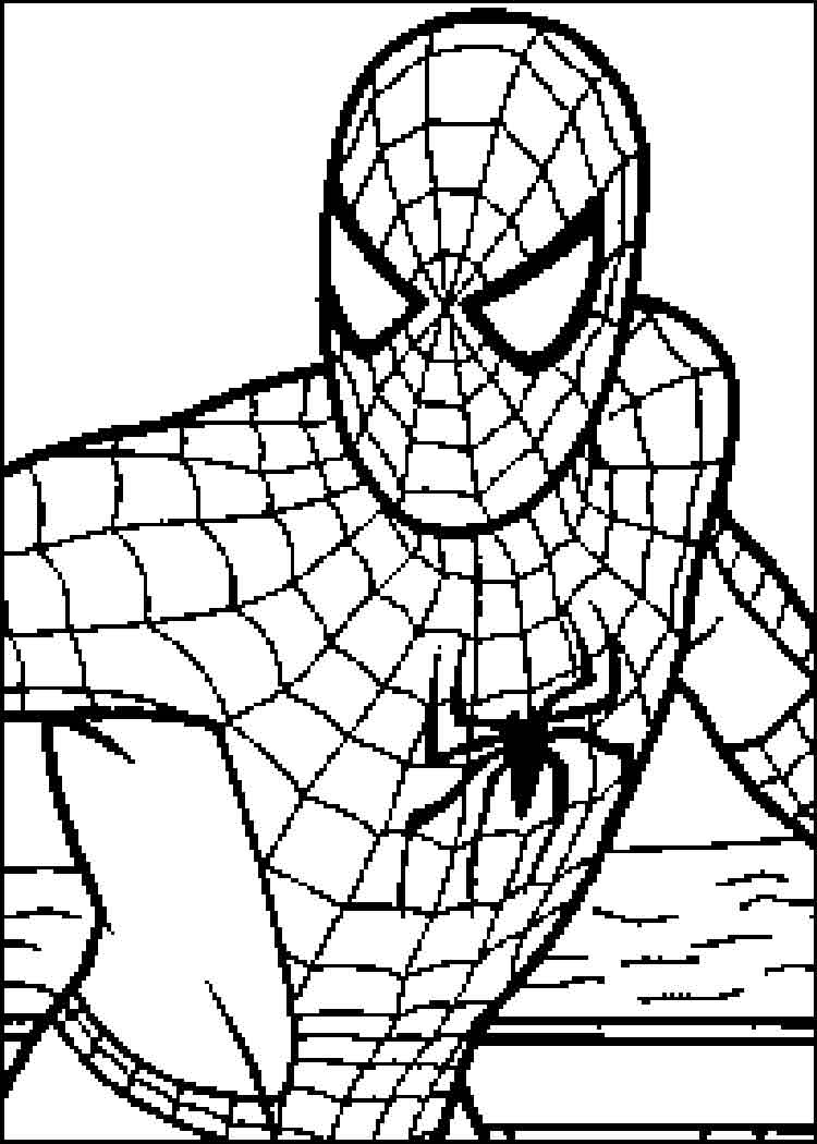 Dibujo para colorear: Spiderman (Superhéroes) #78675 - Dibujos para Colorear e Imprimir Gratis