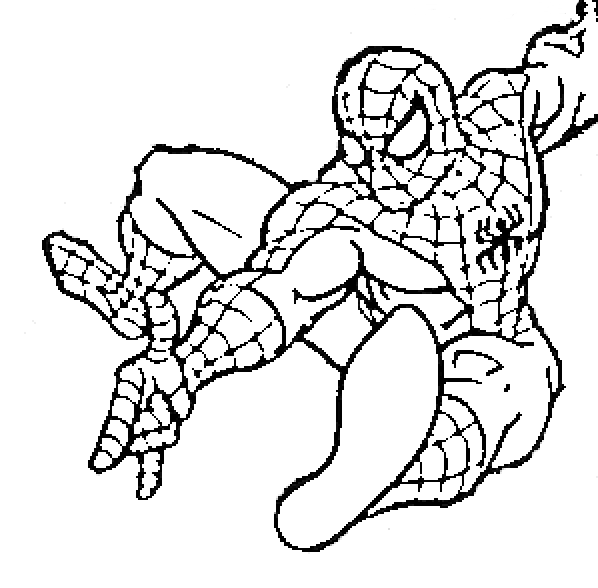 Dibujo para colorear: Spiderman (Superhéroes) #78680 - Dibujos para Colorear e Imprimir Gratis