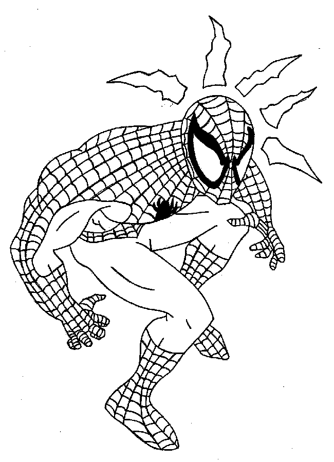 Dibujo para colorear: Spiderman (Superhéroes) #78681 - Dibujos para Colorear e Imprimir Gratis