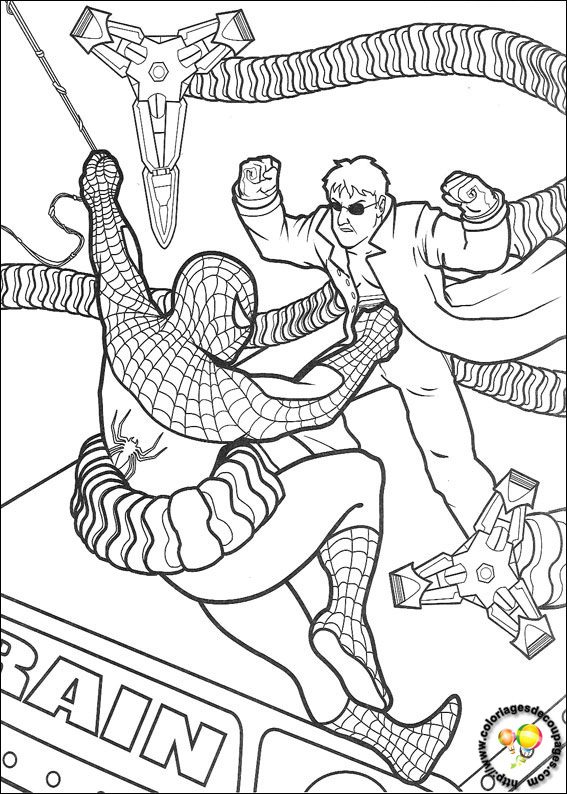 Dibujo para colorear: Spiderman (Superhéroes) #78682 - Dibujos para Colorear e Imprimir Gratis