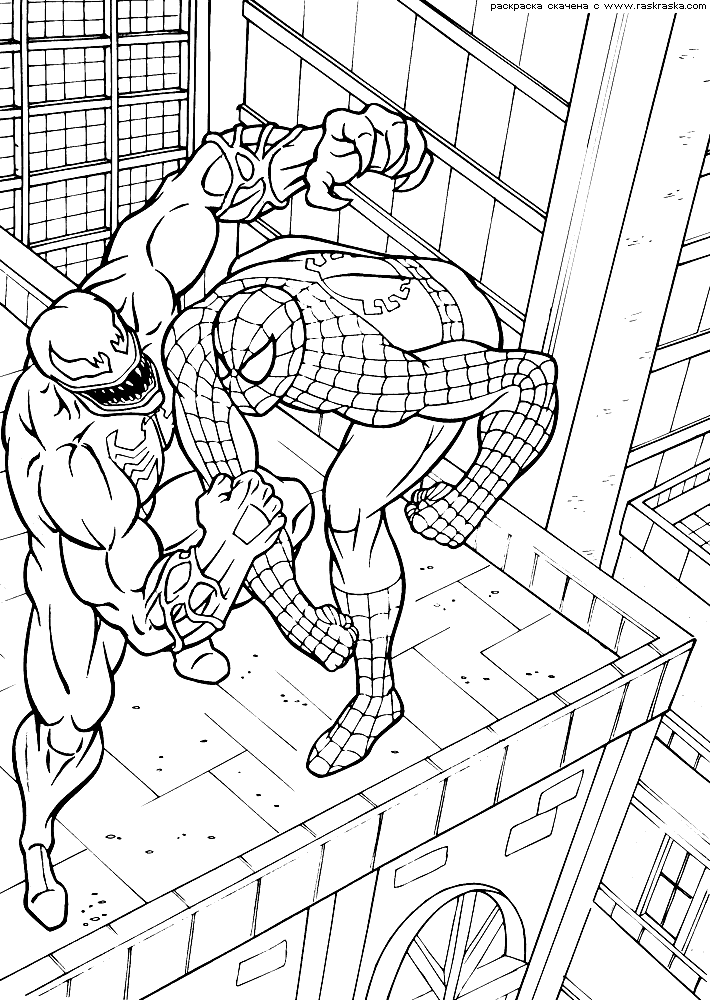 Dibujo para colorear: Spiderman (Superhéroes) #78683 - Dibujos para Colorear e Imprimir Gratis