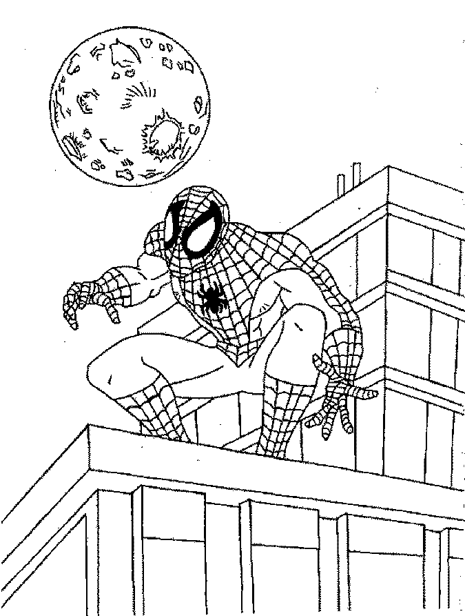 Dibujo para colorear: Spiderman (Superhéroes) #78685 - Dibujos para Colorear e Imprimir Gratis