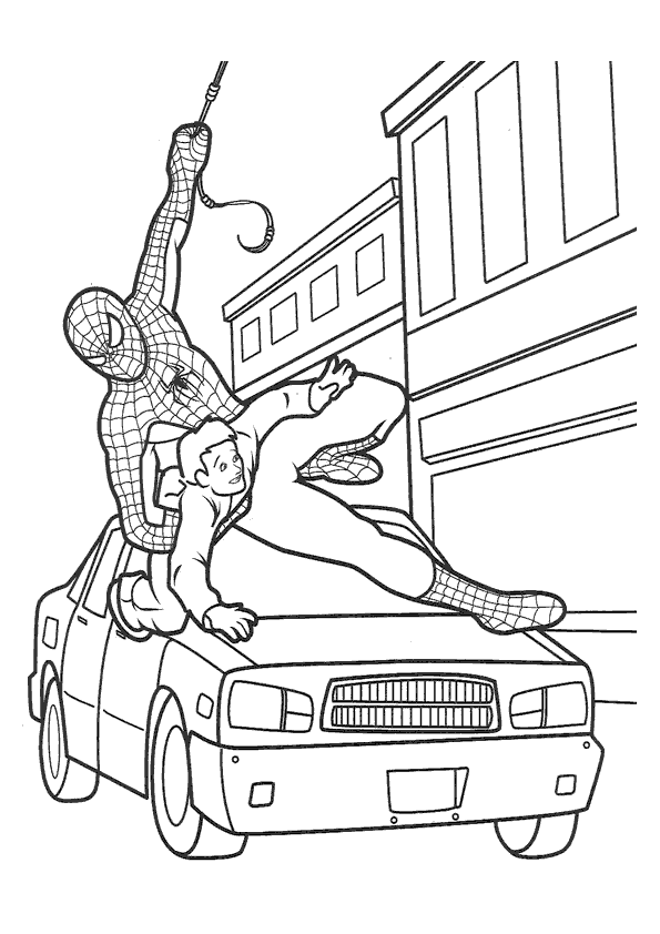 Dibujo para colorear: Spiderman (Superhéroes) #78686 - Dibujos para Colorear e Imprimir Gratis