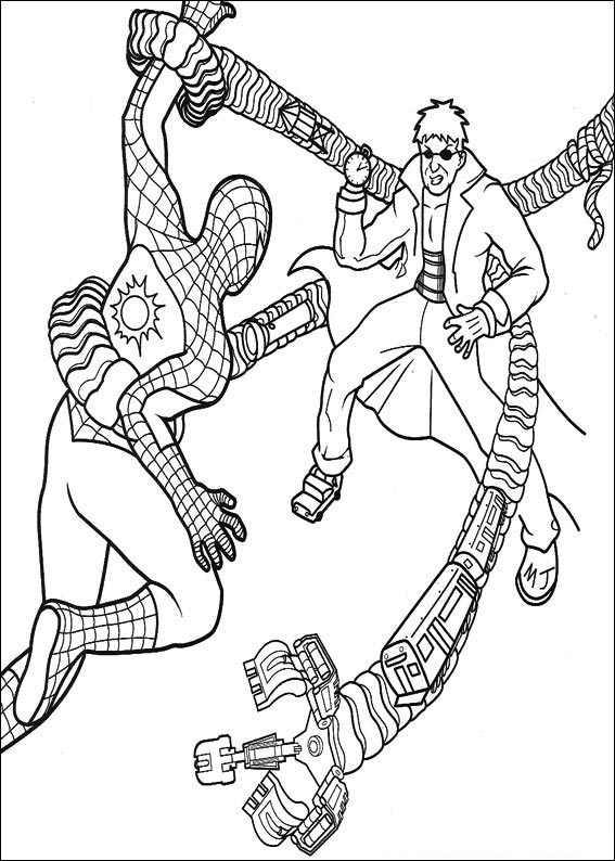 Dibujo para colorear: Spiderman (Superhéroes) #78689 - Dibujos para Colorear e Imprimir Gratis