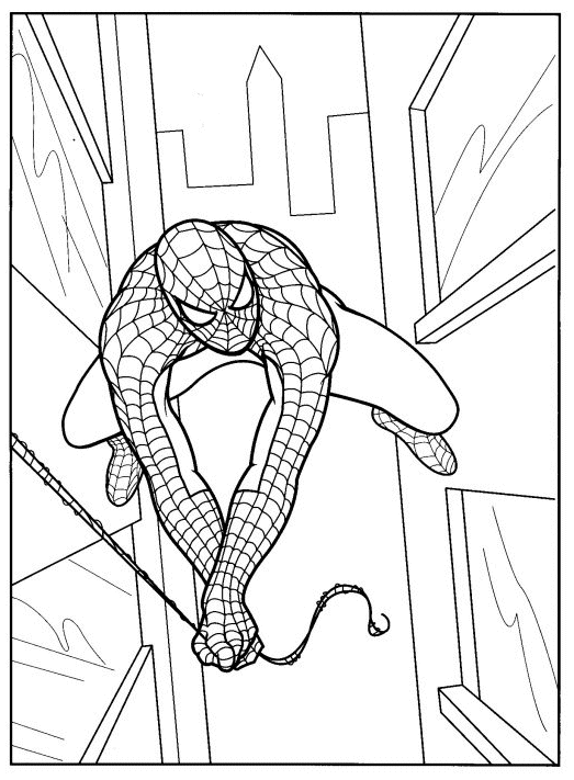 Dibujo para colorear: Spiderman (Superhéroes) #78693 - Dibujos para Colorear e Imprimir Gratis