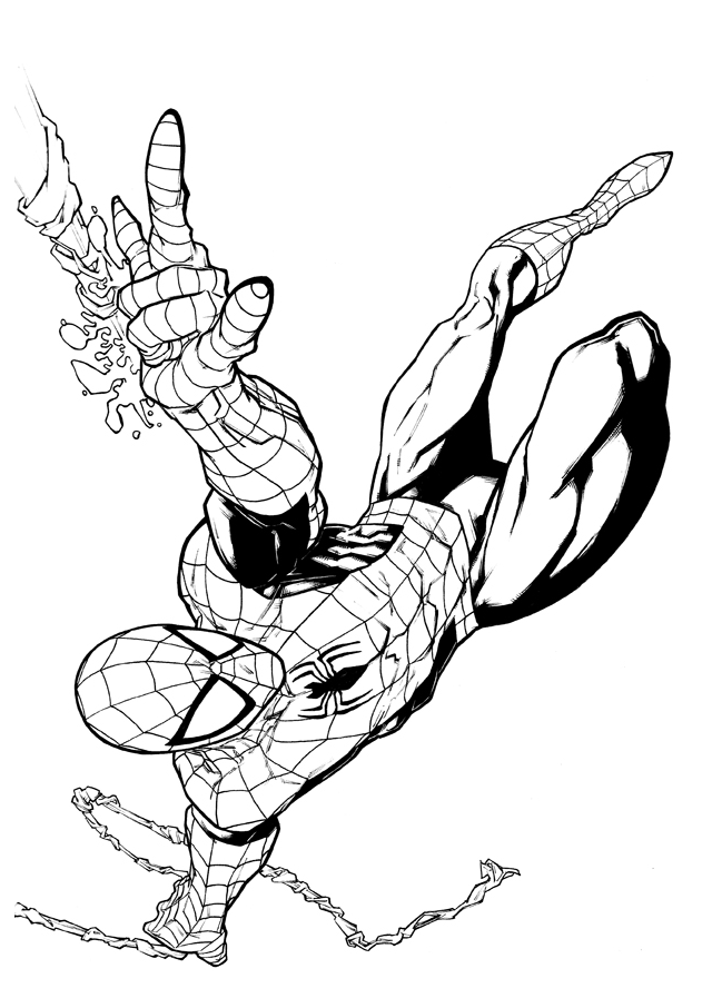 Dibujo para colorear: Spiderman (Superhéroes) #78739 - Dibujos para Colorear e Imprimir Gratis