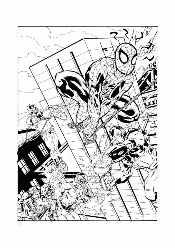 Dibujo para colorear: Spiderman (Superhéroes) #78760 - Dibujos para Colorear e Imprimir Gratis
