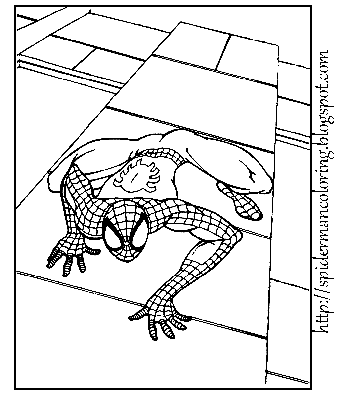 Dibujo para colorear: Spiderman (Superhéroes) #78766 - Dibujos para Colorear e Imprimir Gratis