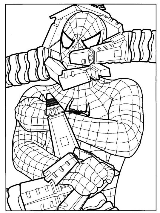 Dibujo para colorear: Spiderman (Superhéroes) #78768 - Dibujos para Colorear e Imprimir Gratis