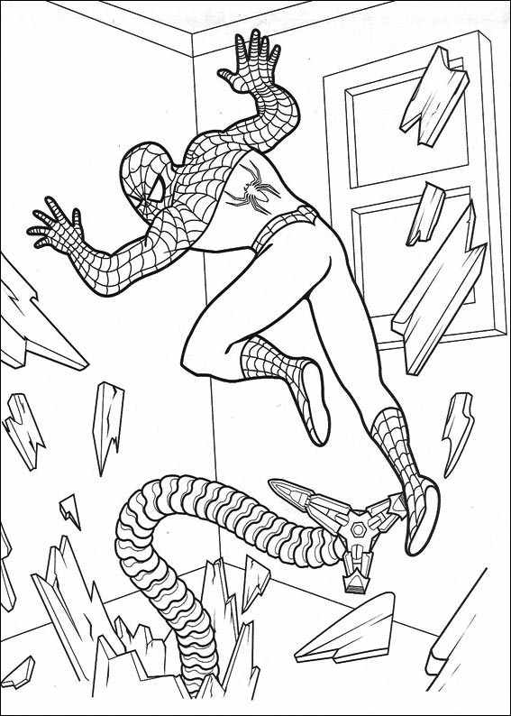 Dibujo para colorear: Spiderman (Superhéroes) #78775 - Dibujos para Colorear e Imprimir Gratis