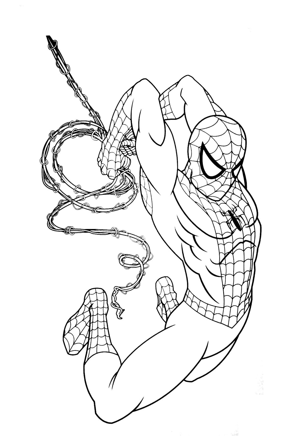 Dibujo para colorear: Spiderman (Superhéroes) #78796 - Dibujos para Colorear e Imprimir Gratis