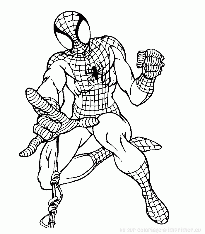 Dibujo para colorear: Spiderman (Superhéroes) #78824 - Dibujos para Colorear e Imprimir Gratis