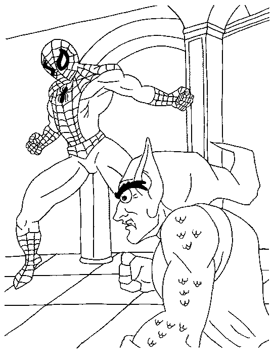 Dibujo para colorear: Spiderman (Superhéroes) #78832 - Dibujos para Colorear e Imprimir Gratis