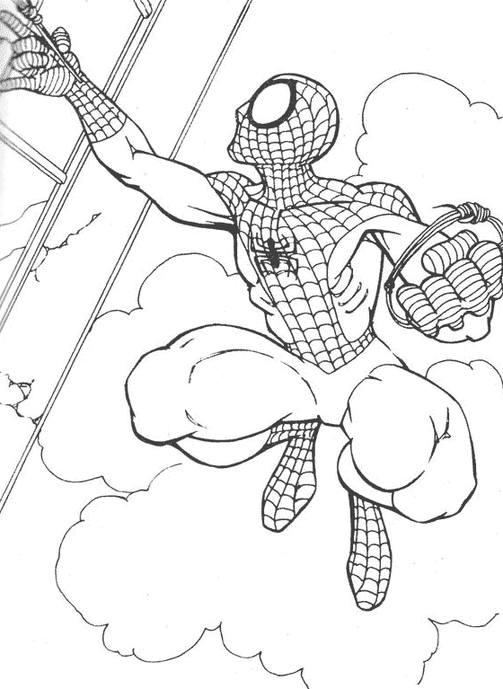 Dibujo para colorear: Spiderman (Superhéroes) #78851 - Dibujos para Colorear e Imprimir Gratis