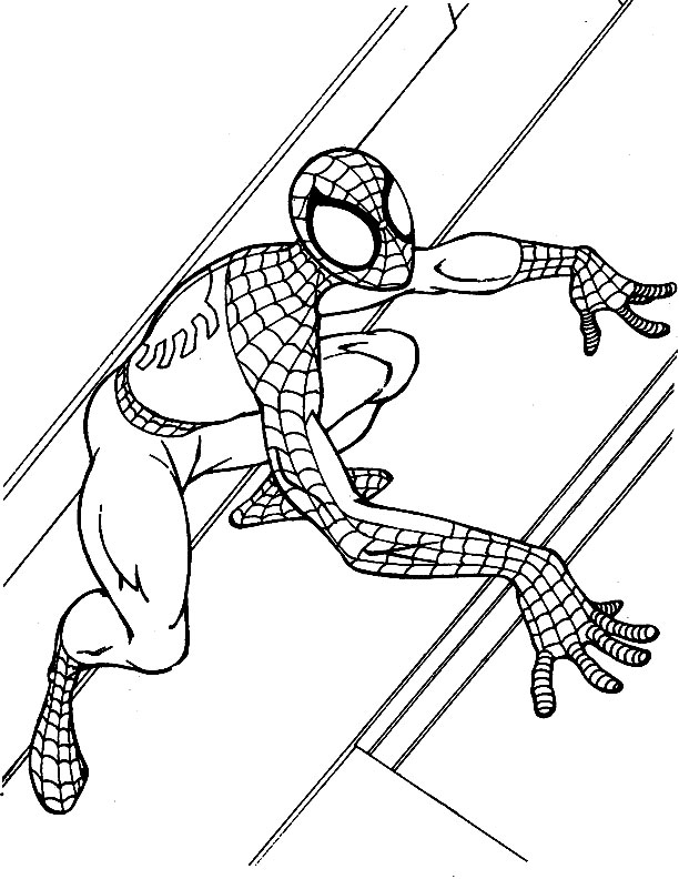 Dibujo para colorear: Spiderman (Superhéroes) #78857 - Dibujos para Colorear e Imprimir Gratis