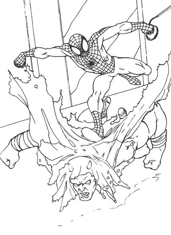 Dibujo para colorear: Spiderman (Superhéroes) #78876 - Dibujos para Colorear e Imprimir Gratis