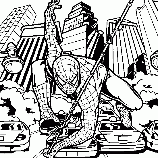 Dibujo para colorear: Spiderman (Superhéroes) #78879 - Dibujos para Colorear e Imprimir Gratis