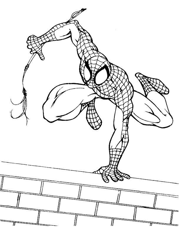 Dibujo para colorear: Spiderman (Superhéroes) #78881 - Dibujos para Colorear e Imprimir Gratis