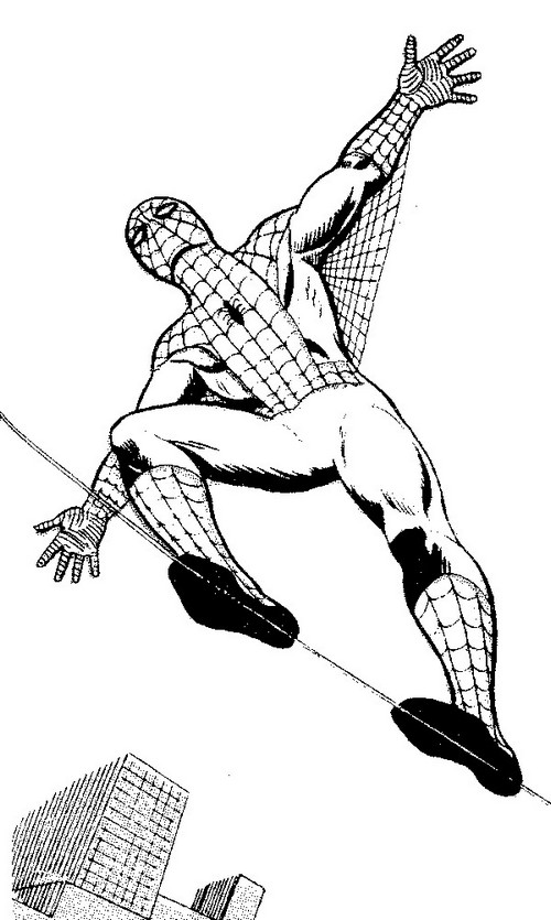 Dibujo para colorear: Spiderman (Superhéroes) #78882 - Dibujos para Colorear e Imprimir Gratis