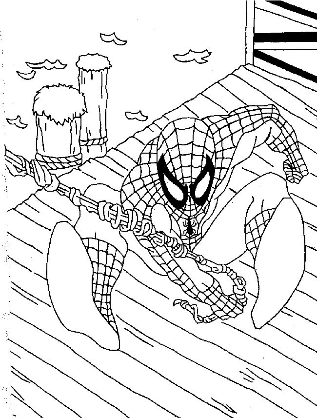 Dibujo para colorear: Spiderman (Superhéroes) #78885 - Dibujos para Colorear e Imprimir Gratis