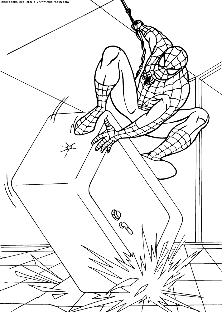 Dibujo para colorear: Spiderman (Superhéroes) #78886 - Dibujos para Colorear e Imprimir Gratis