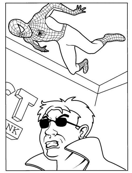 Dibujo para colorear: Spiderman (Superhéroes) #78897 - Dibujos para Colorear e Imprimir Gratis