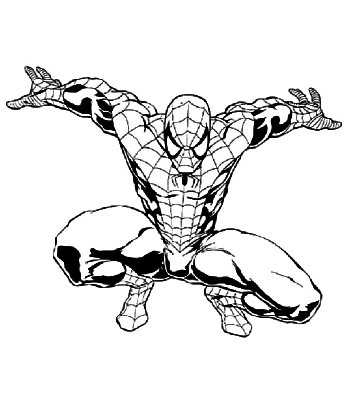 Dibujo para colorear: Spiderman (Superhéroes) #78899 - Dibujos para Colorear e Imprimir Gratis