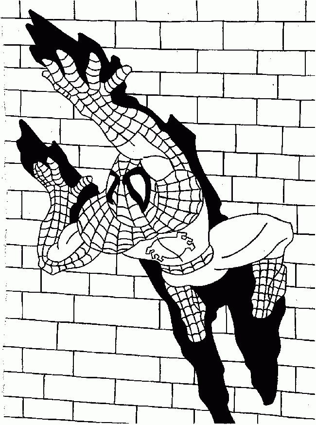 Dibujo para colorear: Spiderman (Superhéroes) #78901 - Dibujos para Colorear e Imprimir Gratis