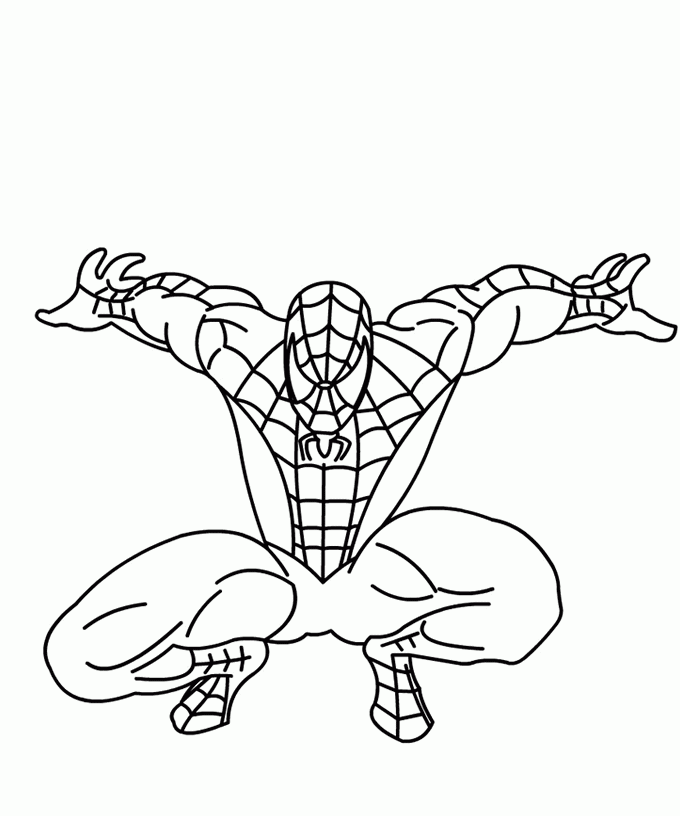 Dibujo para colorear: Spiderman (Superhéroes) #78909 - Dibujos para Colorear e Imprimir Gratis