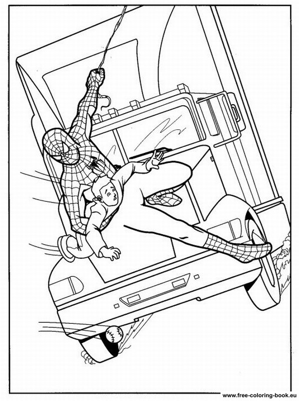 Dibujo para colorear: Spiderman (Superhéroes) #78913 - Dibujos para Colorear e Imprimir Gratis