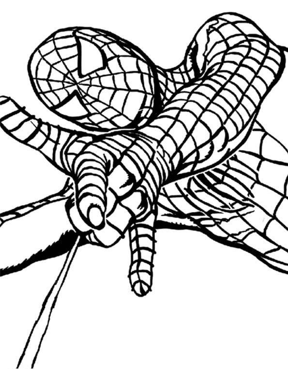 Dibujo para colorear: Spiderman (Superhéroes) #78914 - Dibujos para Colorear e Imprimir Gratis