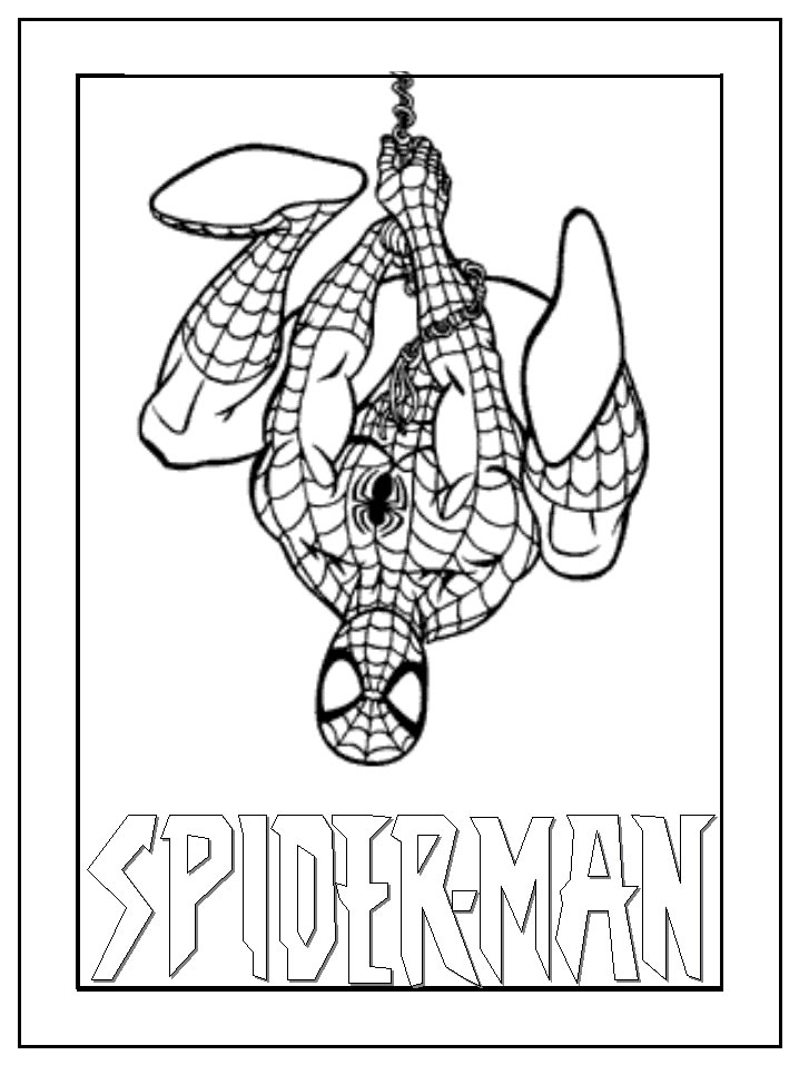 Dibujo para colorear: Spiderman (Superhéroes) #78931 - Dibujos para Colorear e Imprimir Gratis