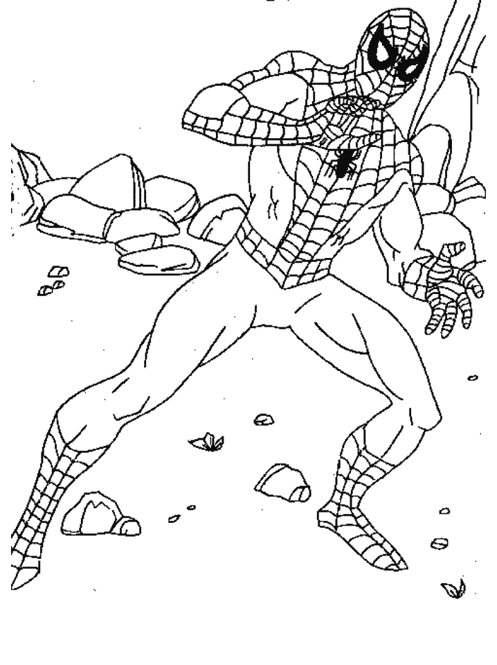 Dibujo para colorear: Spiderman (Superhéroes) #78937 - Dibujos para Colorear e Imprimir Gratis