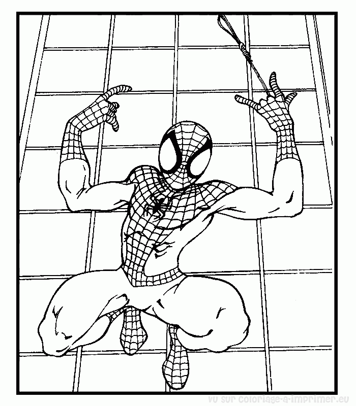 Dibujo para colorear: Spiderman (Superhéroes) #78958 - Dibujos para Colorear e Imprimir Gratis