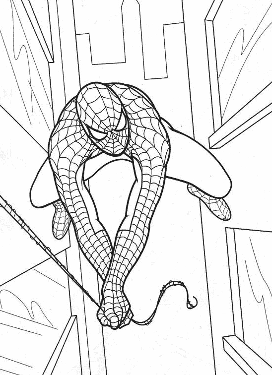 Dibujo para colorear: Spiderman (Superhéroes) #78961 - Dibujos para Colorear e Imprimir Gratis