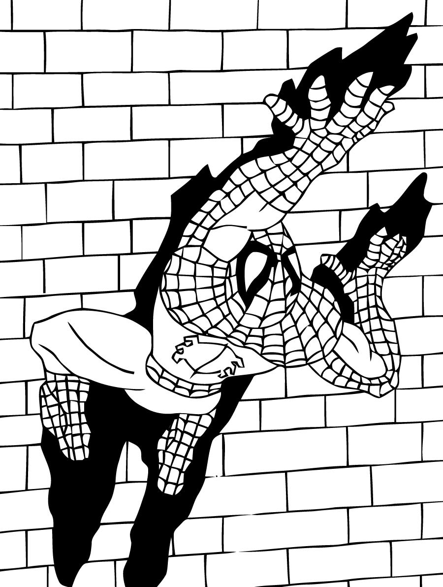 Dibujo para colorear: Spiderman (Superhéroes) #78984 - Dibujos para Colorear e Imprimir Gratis