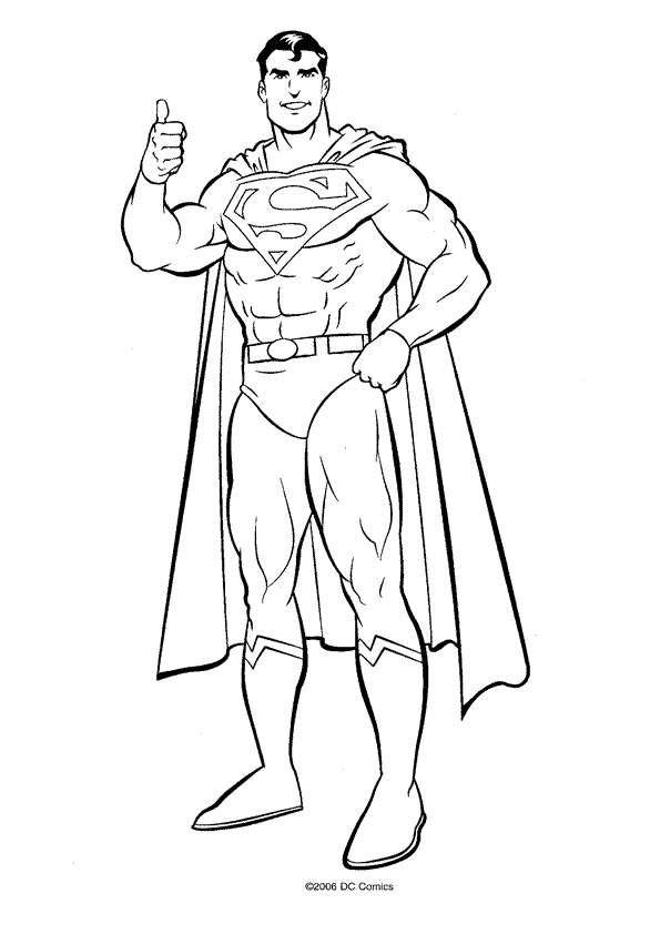 Dibujo para colorear: Superman (Superhéroes) #83609 - Dibujos para Colorear e Imprimir Gratis
