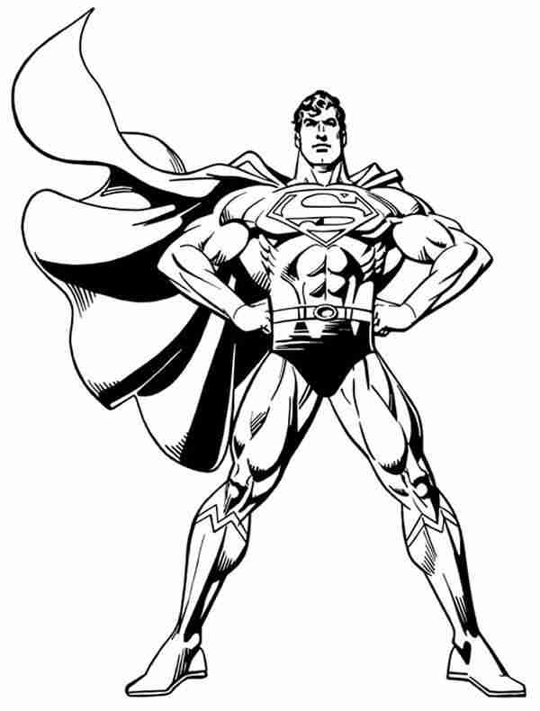Dibujo para colorear: Superman (Superhéroes) #83613 - Dibujos para Colorear e Imprimir Gratis