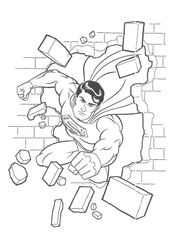 Dibujo para colorear: Superman (Superhéroes) #83616 - Dibujos para Colorear e Imprimir Gratis