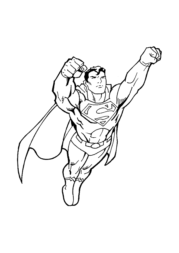 Dibujo para colorear: Superman (Superhéroes) #83627 - Dibujos para Colorear e Imprimir Gratis