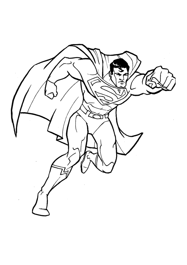 Dibujo para colorear: Superman (Superhéroes) #83628 - Dibujos para Colorear e Imprimir Gratis
