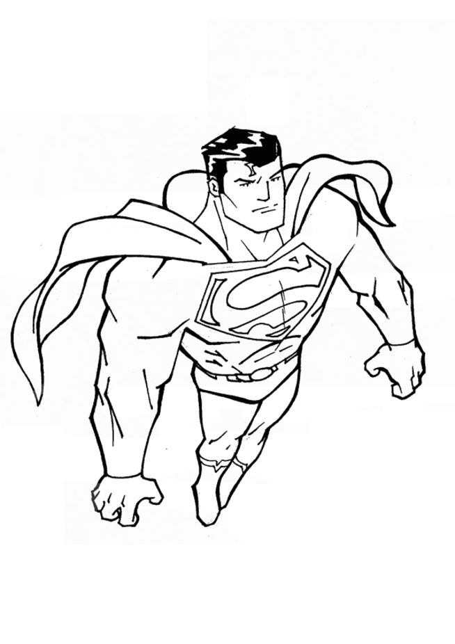 Dibujo para colorear: Superman (Superhéroes) #83639 - Dibujos para Colorear e Imprimir Gratis