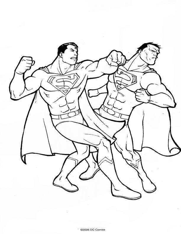 Dibujo para colorear: Superman (Superhéroes) #83670 - Dibujos para Colorear e Imprimir Gratis