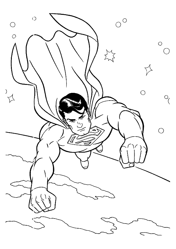 Dibujo para colorear: Superman (Superhéroes) #83671 - Dibujos para Colorear e Imprimir Gratis