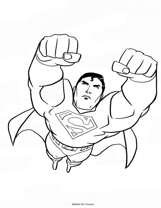 Dibujo para colorear: Superman (Superhéroes) #83675 - Dibujos para Colorear e Imprimir Gratis