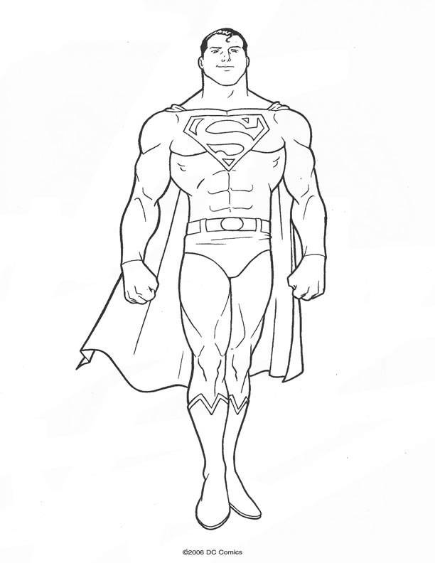 Dibujo para colorear: Superman (Superhéroes) #83685 - Dibujos para Colorear e Imprimir Gratis