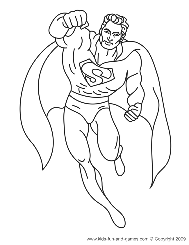 Dibujo para colorear: Superman (Superhéroes) #83707 - Dibujos para Colorear e Imprimir Gratis
